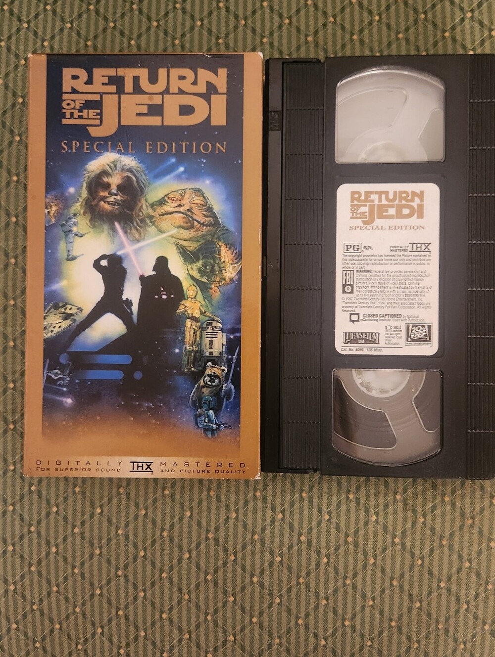 Star Wars Return of the Jedi Special Edition VHS - Black